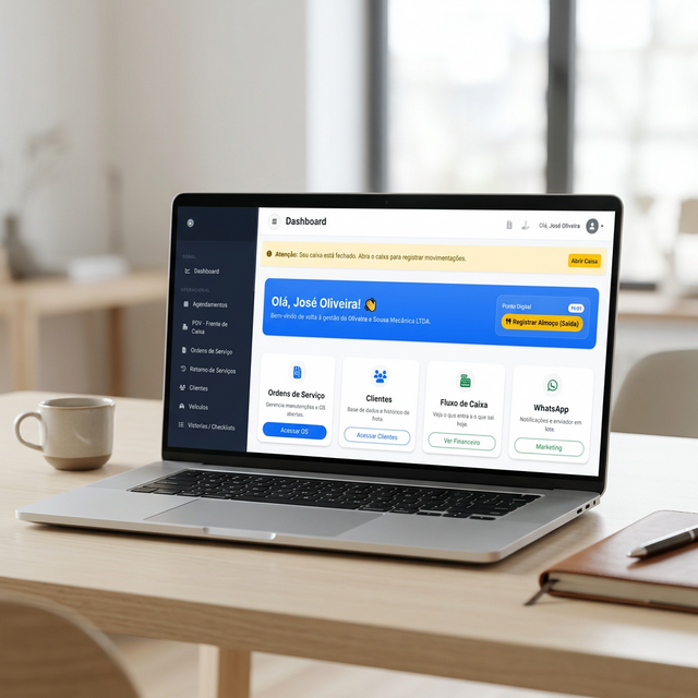 Dashboard OficinaSistem